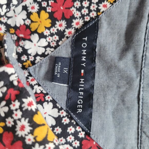 Tommy Hilfiger Womens Floral Button-Up Shirt Multicolor Long Sleeve 1X - Picture 4 of 4